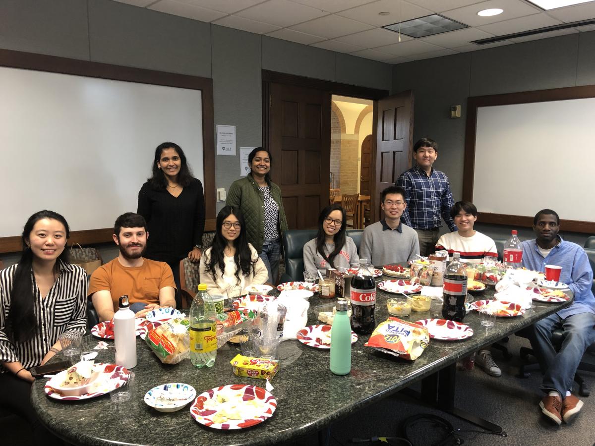 Lab holiday party, December 2019