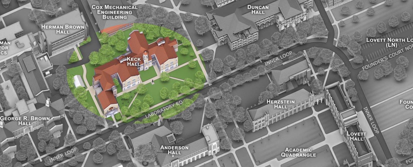 keck hall map